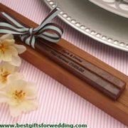 Wedding Gifts - Engraved Personalized Fine Wood Chopsticks