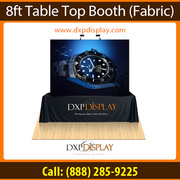 Pop up Table top displays booth: The Indoor Advertising Tool